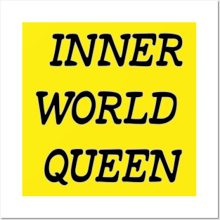 Introvert Lady Inner world queen Posters and Art